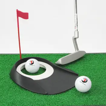 

1pcs Golf Putting Regulation Cup Hole Flag Indoor Home Yard Outdoor Practice Training Trainer Aid Golf Accessories Golf Supplies