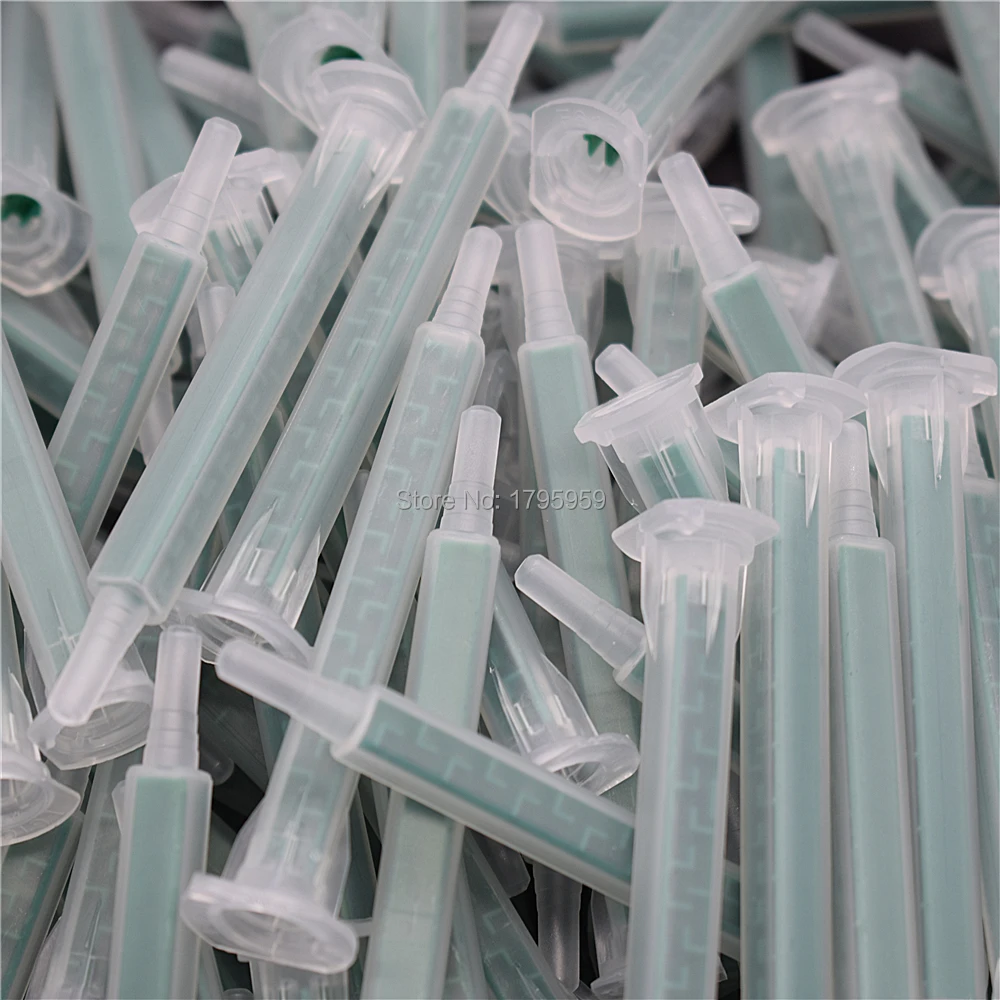 Resin Glue Plastic Mixing Tube Syringe Set 250pcs for AB Glue Gun Two Component Liquid Machine