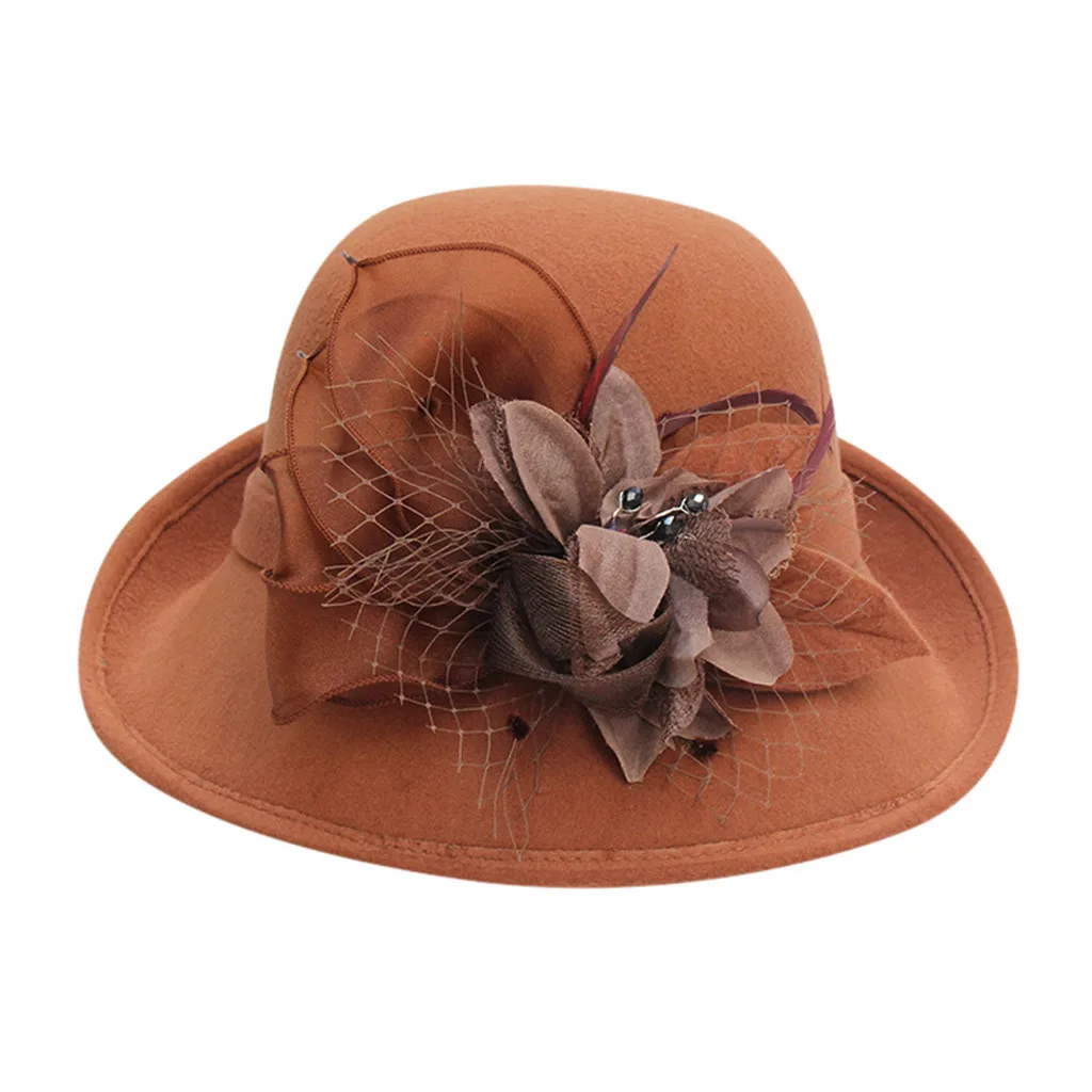 Fedoras винтажные теплые вечерние одноцветные женские модные вечерние свадебные шляпы берет французский стиль шляпа художника шляпа сомбреро# BA
