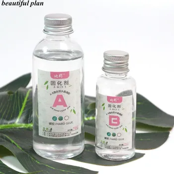 

1 Set Clear Resin Epoxy High Adhesive 3:1 AB Crystal Glue Resin Jewelry Making