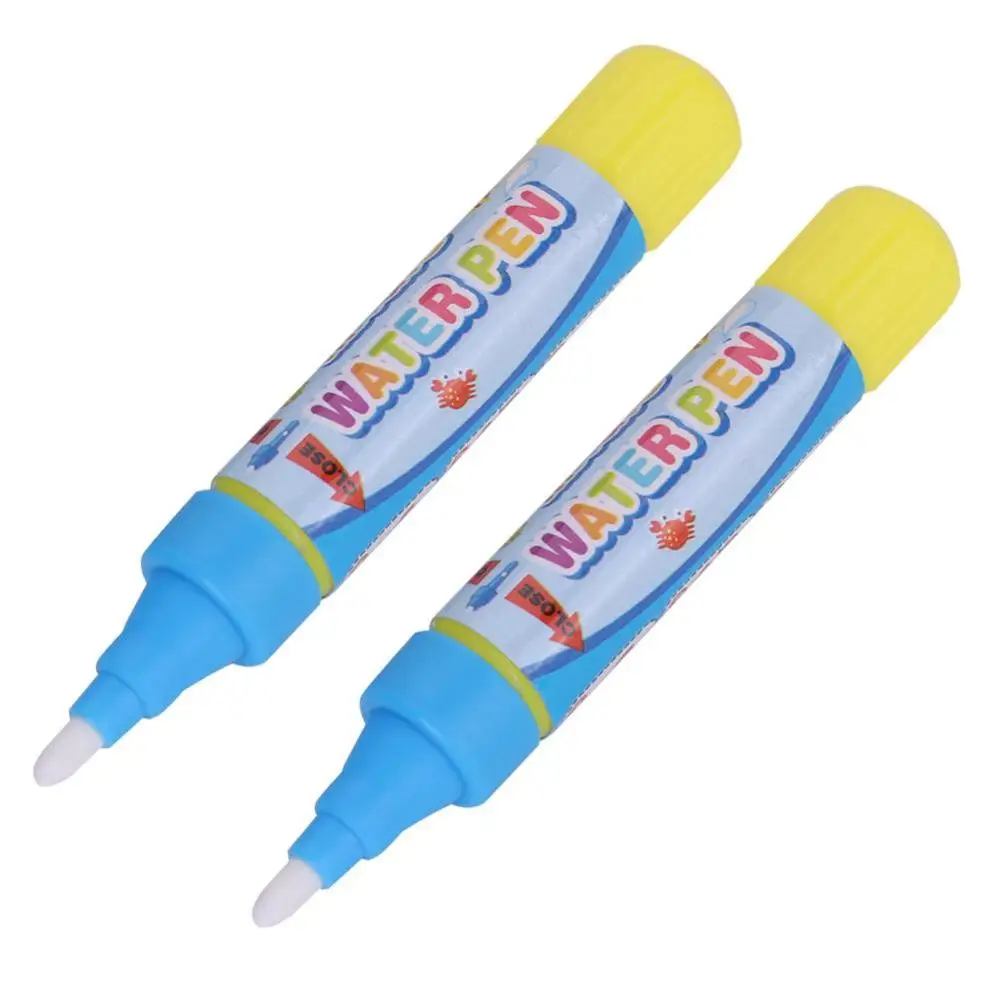 only Pens Blue Волшебная водная книга для рисования, раскраска, каракули с ручкой, доска для рисования, Juguetes для детей, обучающая игрушка для рисования, 6 цветов - Цвет: only Pens Blue