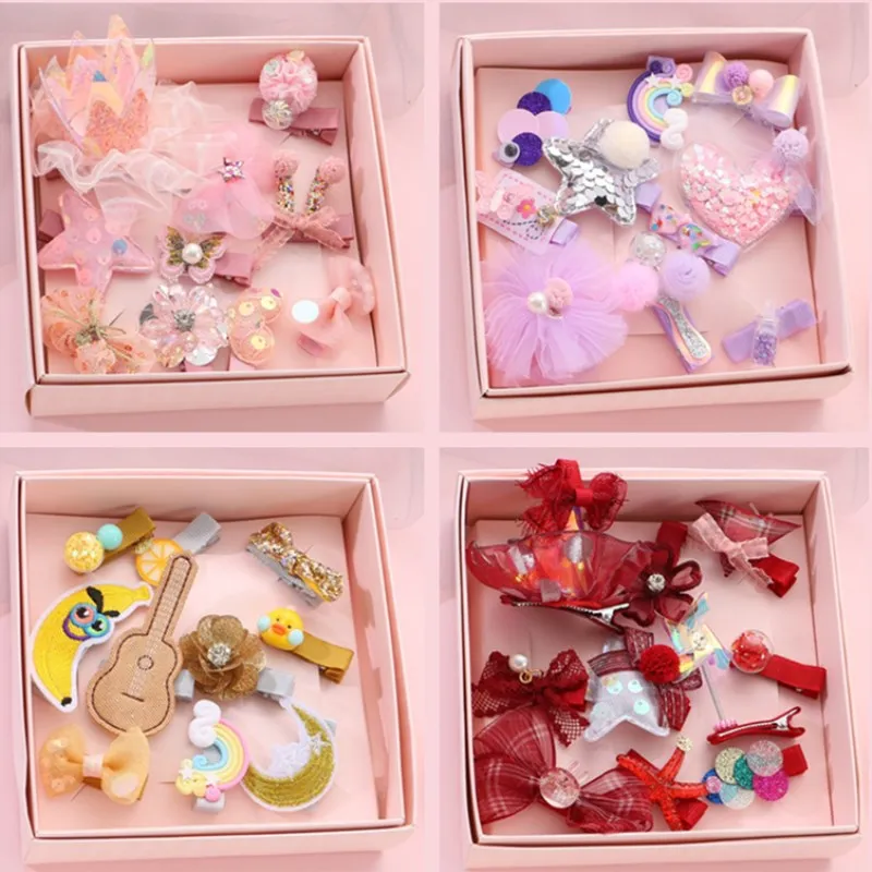 

New Children's Hair Accessories Hot Sale Baby Headdress Girls Hairpin Korean Hairpin Clip Set