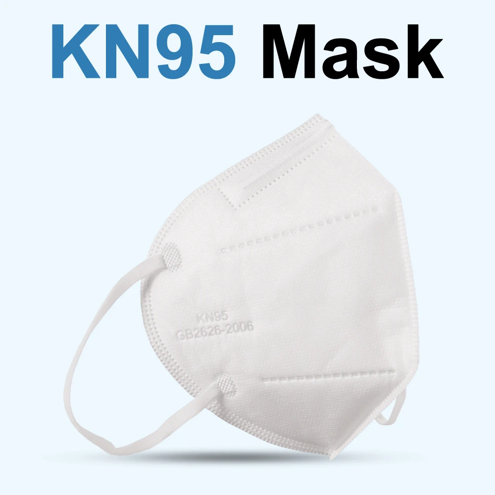 

Fast Shipping 10PCS KN95 Dustproof Anti-fog And Breathable Disposable Face Masks 95% Filtration Protective Facial Masks