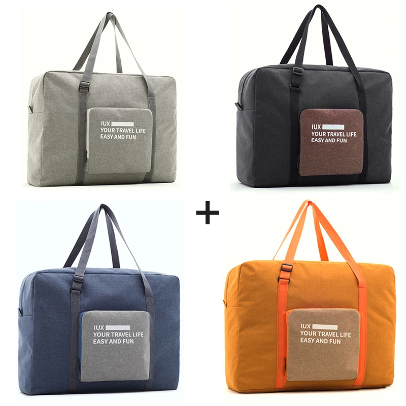 4 комплекта сумка мужская водонепроницаемая нейлоновый мешок большой емкости женская сумка складные дорожные сумки ручные упаковочные