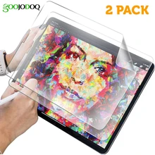 GOOJODOQ Бумага как Экран протектор для iPad Pro 11 Pro 10,5 воздуха, версия 1, 2, 3, ремешок iPad 10,2 iPad Mini 5 4 3 2 1 матовая ПЭТ-пленка