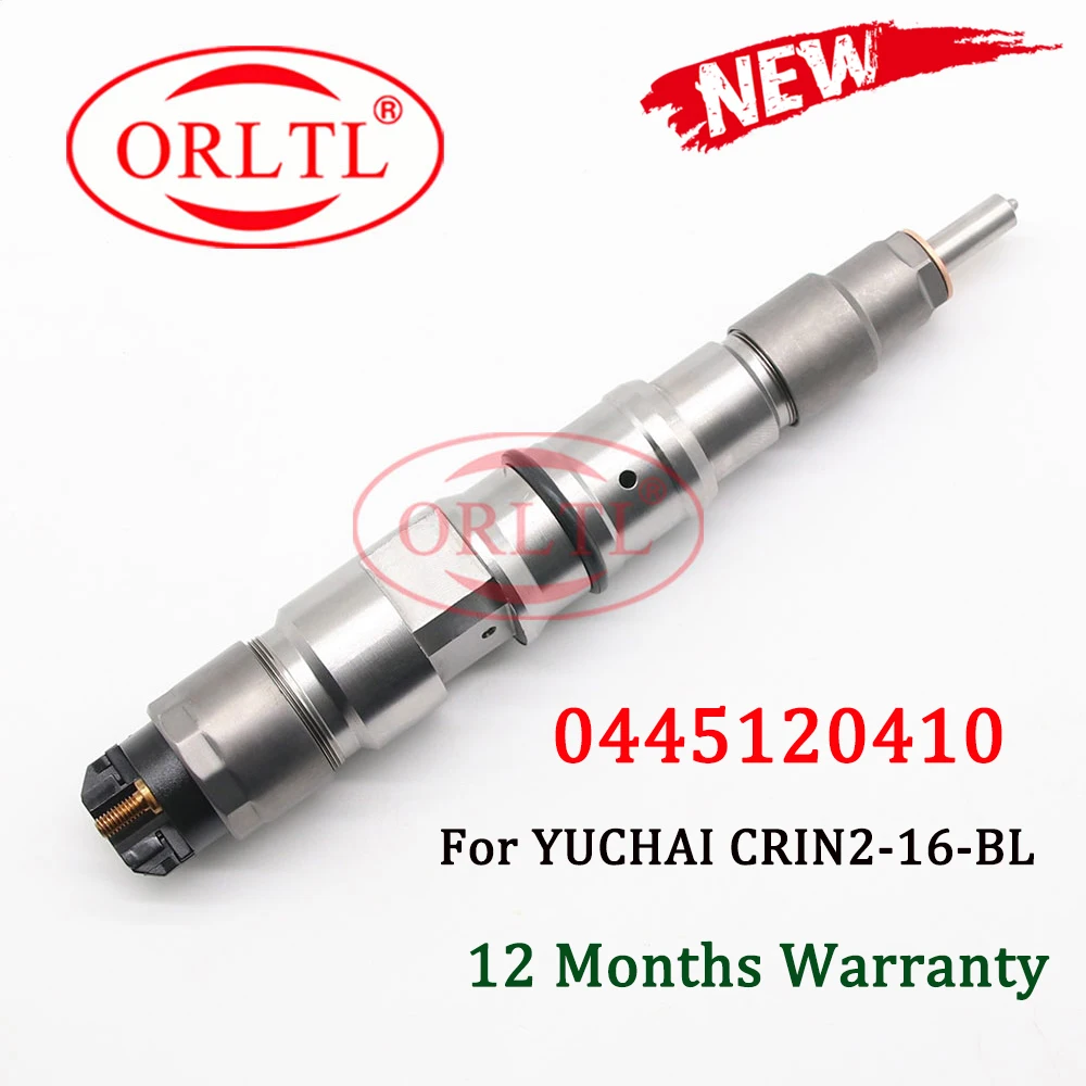 

0445120410 Genuine New Diesel Injector Nozzle 0 445 120 410 Common Rail Injector 0445 120 410 for Bosch Yuchai Injector