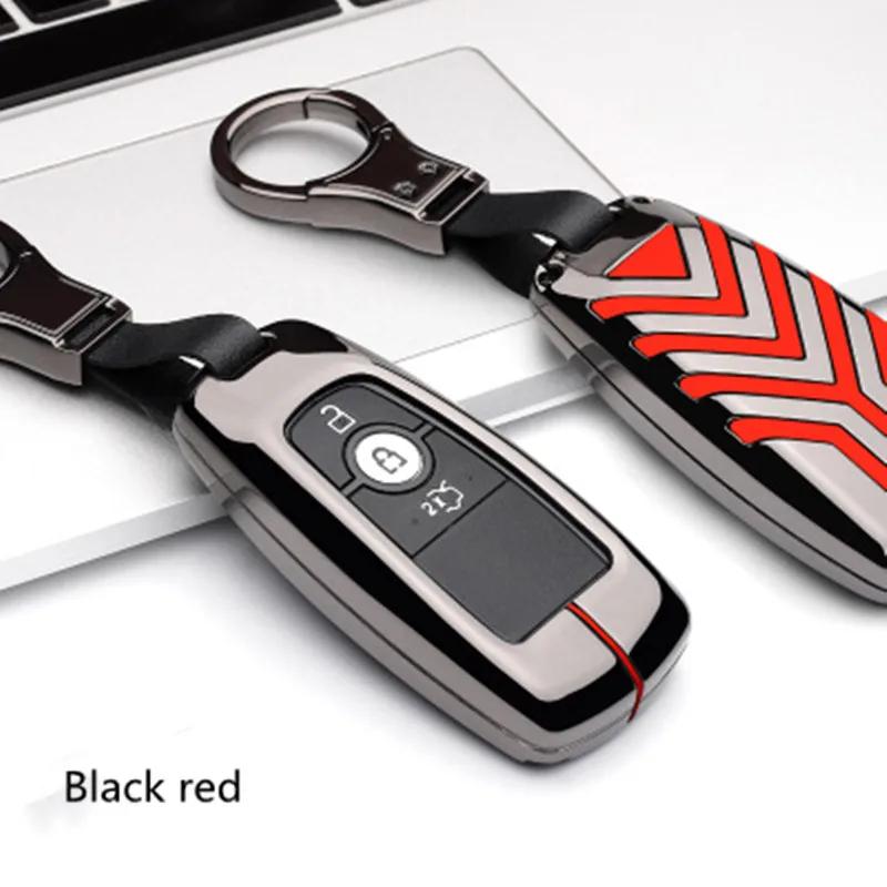 Чехол для автомобильного ключа из сплава для Ford Focus 3 MK3 Mondeo Fiesta Kuga Escape Ecosport Fusion Mondeo Mustang Edge Key bag
