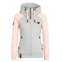 Женская модная новая толстовка с капюшоном, куртка на молнии с воротником, толстовки на молнии, пуловер с длинными рукавами, спортивные костюмы, толстовки xxxxl