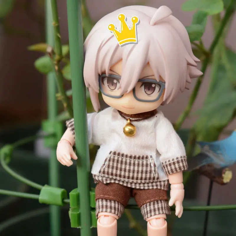 Ob11 1/12 bjd детская одежда GSC dsf PICCODO простой кофе медведь костюм куклы одежда шляпа+ пальто+ штаны, аксессуары в подарок