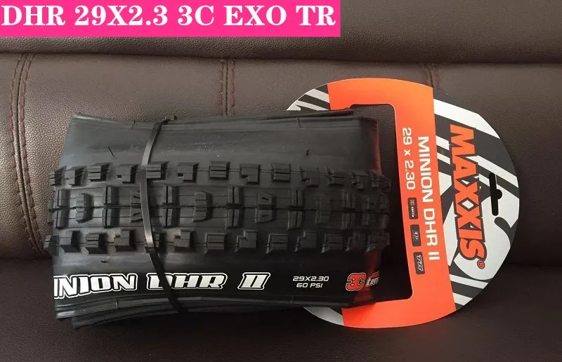 DHR29X 2.3 EXO TR3C Maxxis бескамерные готовые 3C TLR 26*2,3 велосипедные шины 26er 27,5*2,3 DH горный велосипед tire26/29er Складные шины холм Миньон DHF DHR - Цвет: DHR29X 2.3 EXO TR3C