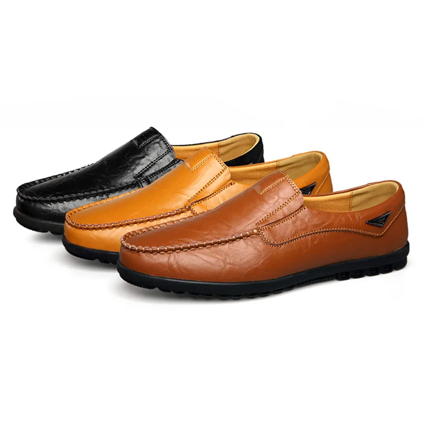 Genuine Leather Father Shoes Flats Office Cozy Pumps Loafers Business Casual Crocodile Brief Fashion Plus Size Maggie's Walker | Обувь