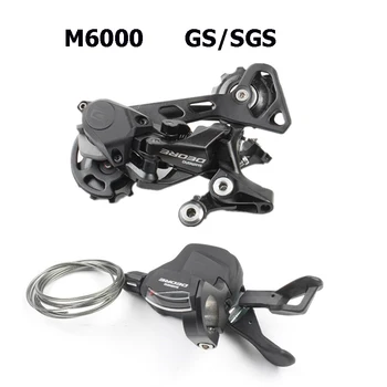 

SHIMANO DEORE M6000 Groupset 10 SPEED Kit SL+RD Shifter Lever Rear Derailleur GS SGS Cage MTB Bicycle 1*10 speed Groupset