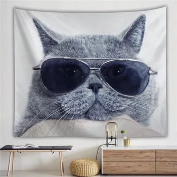 

Wolf Cats Woman Fashion Boho Tapestry Beautiful Wall Art Tapestries Beach Throw Towel Yoga Mat Mandala Hippie