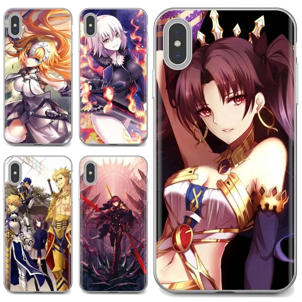 Для Huawei Y6 Y5 2019 для Xiaomi Redmi Note 4 5 6 7 8 Pro Mi A1 A2 A3 6X 5X 7A fate grand order game Art аниме мультяшный