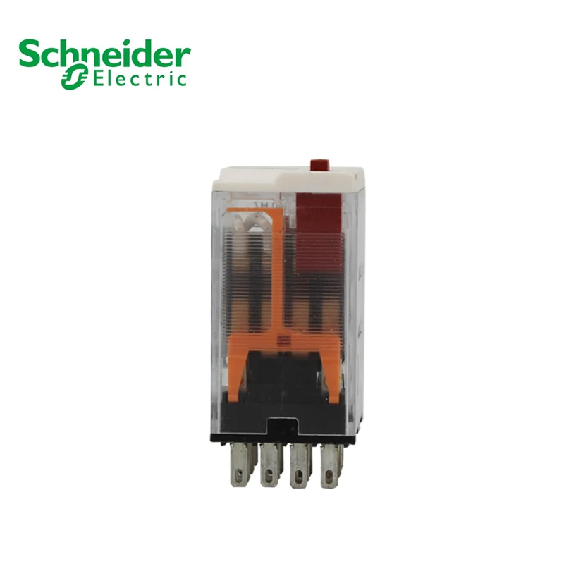 

Indonesian production of small plug-in intermediate relay RXM4AB1BD DC24V 6A 4C/O manual separation detection