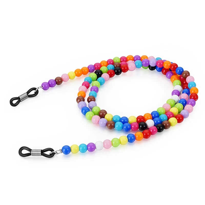 Красочные Бусины цепочка для очков цепи для женщин ожерелье шнур для очков для чтения Держатель шейный ремешок веревка для очков аксессуары