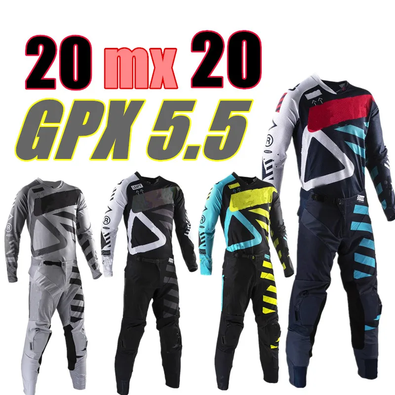 

2019 GPX 5.5 ULTRAWELD Motocross Gear Set 4 Colors MX ATV Dirt Bike Jersey And Pant Motocross combo b