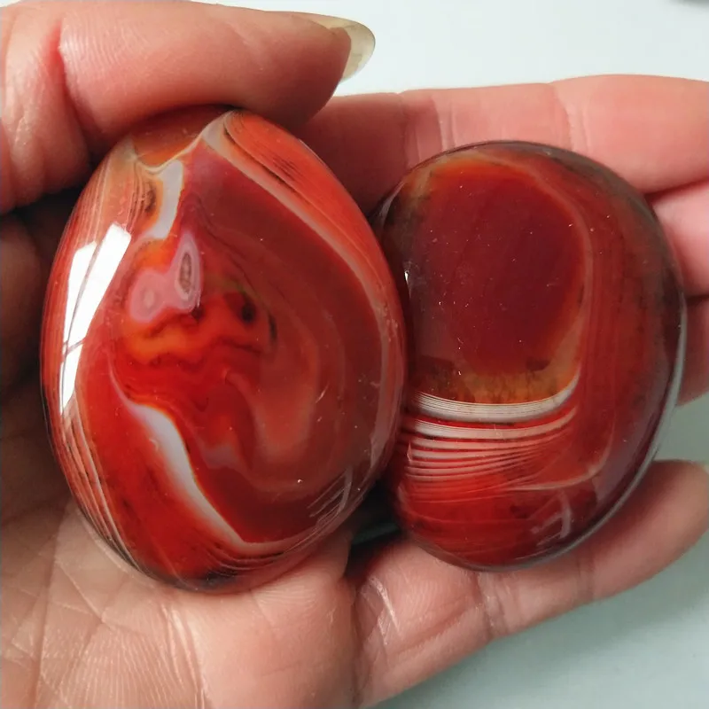 Natural stone Sardonyx agate palm stones playthings small stones and crystals healing crystals