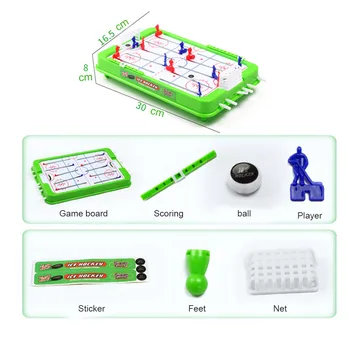 

Tabletop Game for Boys Mini Rod Hockey Table Top Accessories Family Play Fun Game Set YJS99