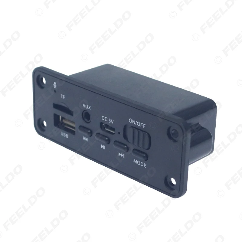 FEELDO Car MP3 WMA Decoder Board Audio Module 2 x 3W Amplifier Radio FM Receiver USB TF Port Bluetooth MP3 Player DC5V#MX6228