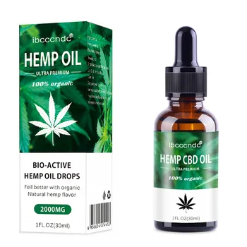 

Hemp Oil, 100% Natural Sleep Aid Anti Stress Hemp Extract Drops for Pain, Anxiety & Stress Relief, 2000mg Contains cbd oil 15ml