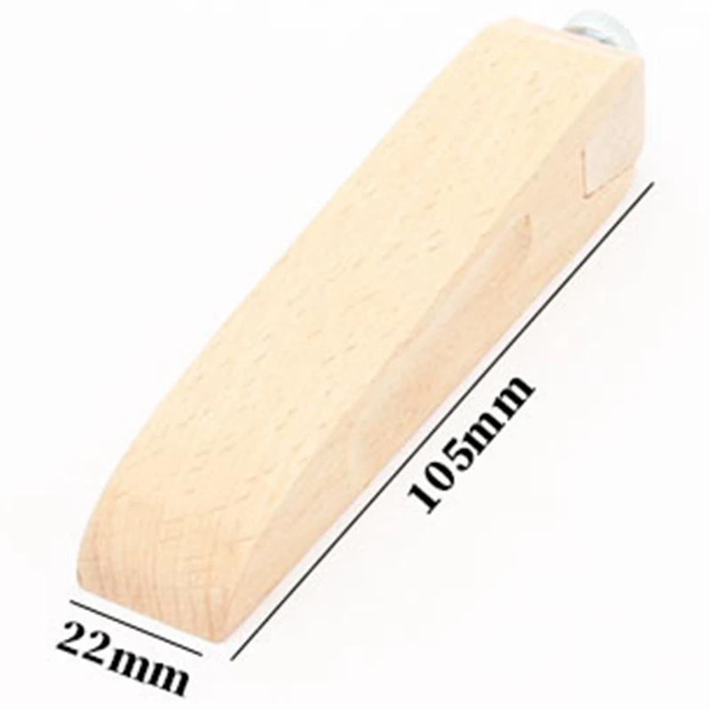 Handmade Leather Diy Wooden Sandpaper Sandpaper Sanding Block Vegetable Tanned Leather Edge Banding Grinding Edge Treatment