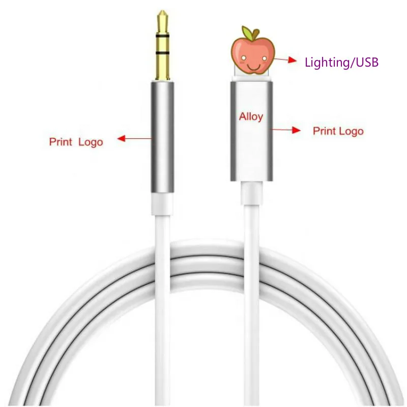 Для всех IOS 1 м Lightning/HDMI 3 5 мм аудио адаптер Мужской AUX кабель для наушников
