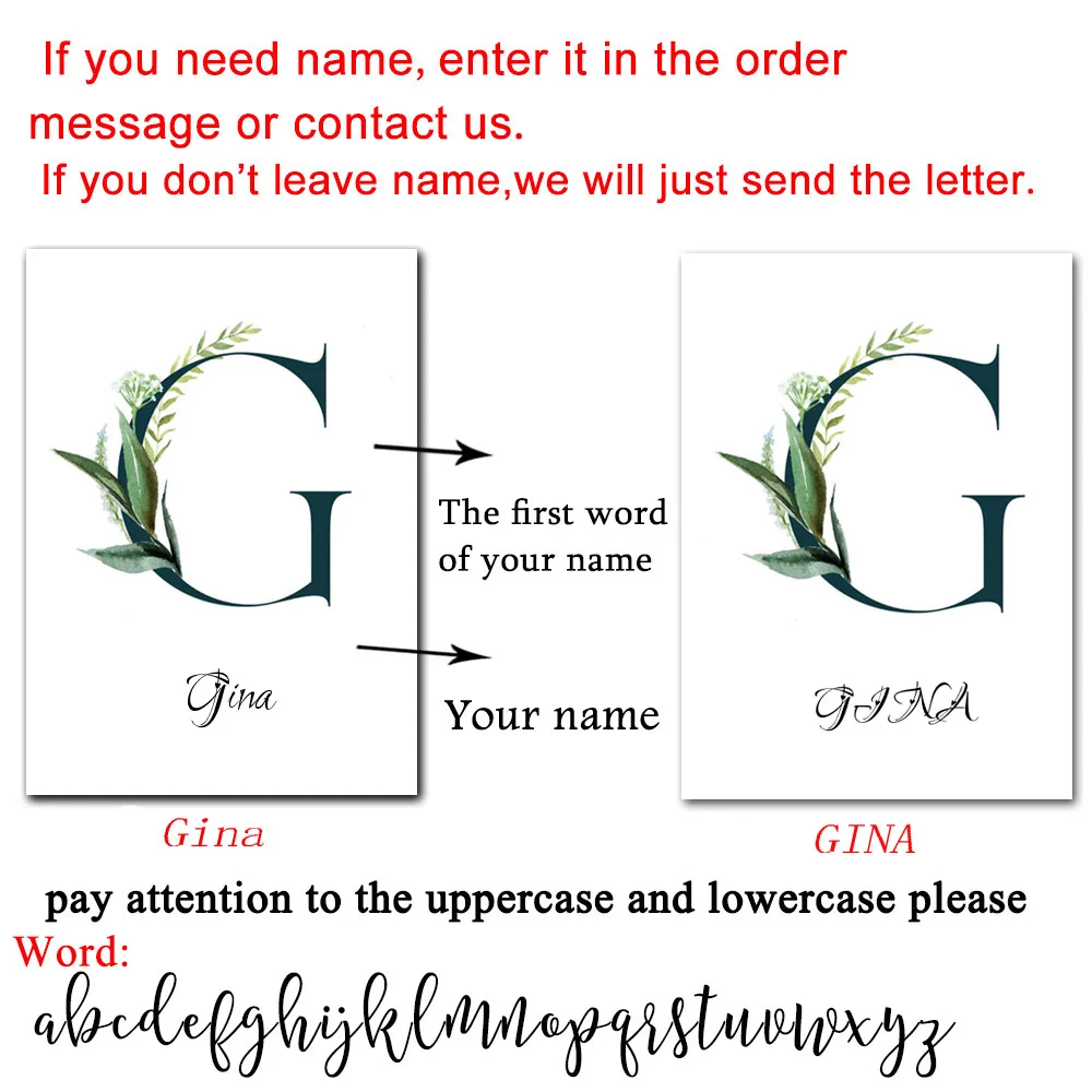 Baby-Posters-Personalized-Girl-s-Name-Custom-Poster-Nursery-Prints-Pink-Flowers-Wall-Art-Canvas-Painting (25) 副本