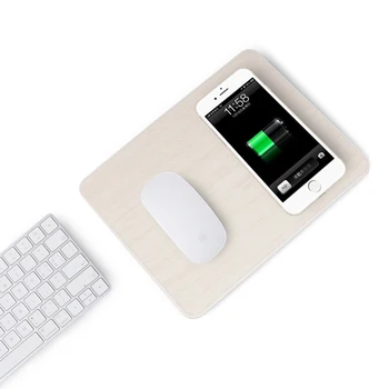 

2 In 1 Phone Wireless Charging Mouse Pad with Wireless Charging Qi Receiver KQS8