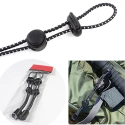 2Pcs Backpack Outdoor Stick Holder Hanging Trekking Pole Buckle Equipment Walking Pole Fixing Buckle Elastic Rope Sports Tools