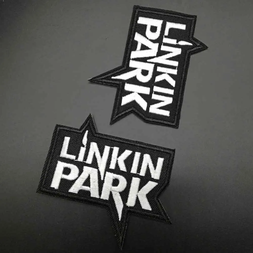 Музыка Linkin Park клеящиеся утюгом украшения нашивки для одежды музыкальная Лента наклейки одежда оптом