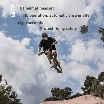 

Portable Motorcycle Helmet Wireless Headset Bluetooth 5.0 Intercom Headphones XXUD