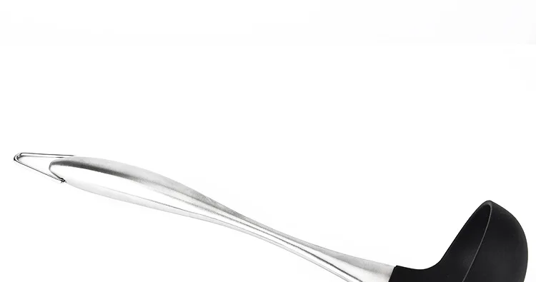 Silicone Spatula　 Non-Stick Pan Only Shovel Stainless Steel Handle High-temperature Resistant Silicone Spoon Cooking Spatula Lad