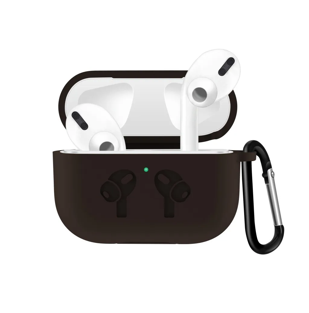 Для AirPods Pro беспроводной зарядный чехол силиконовый защитный чехол с кольцом-держателем брелок, Лидер продаж