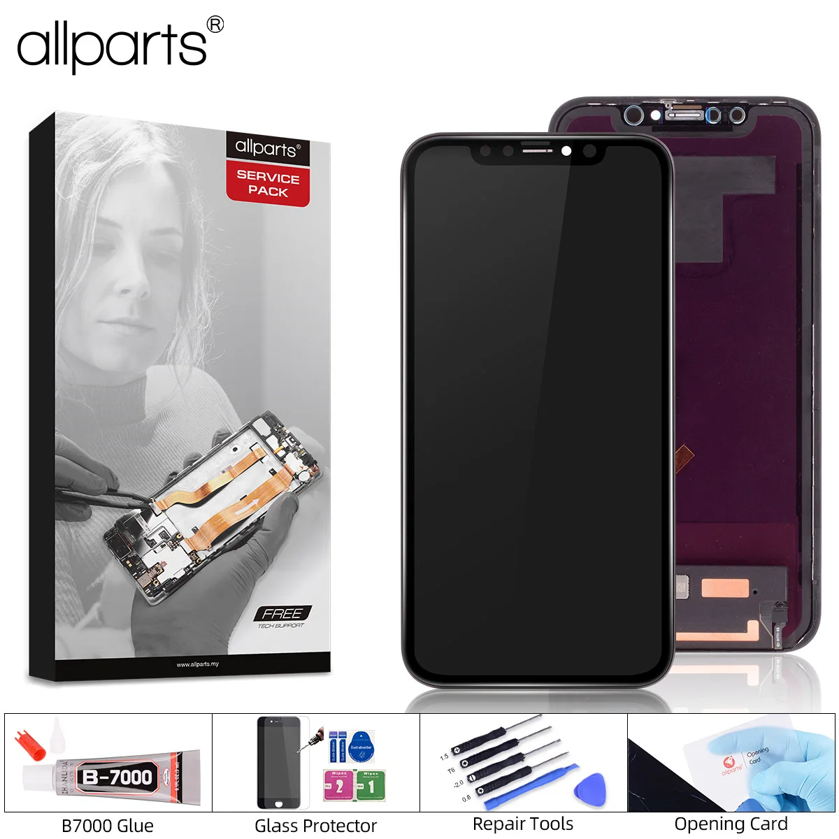 

6.1'' Display For iPhone XR LCD Display With 3D Touch Screen Digitizer Assembly For iPhone XR Display Replacement Parts