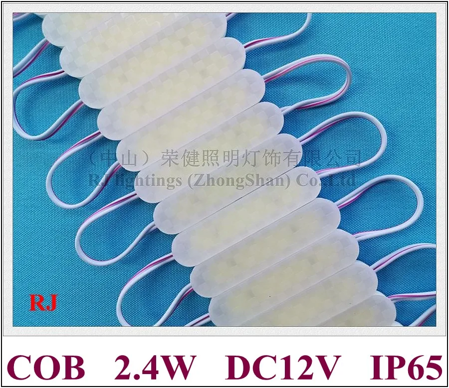 Светодиодный светильник Модуль для вывески COB с объективом DC12V 2 4 W 240lm 72mmX17mmX8mm IP65