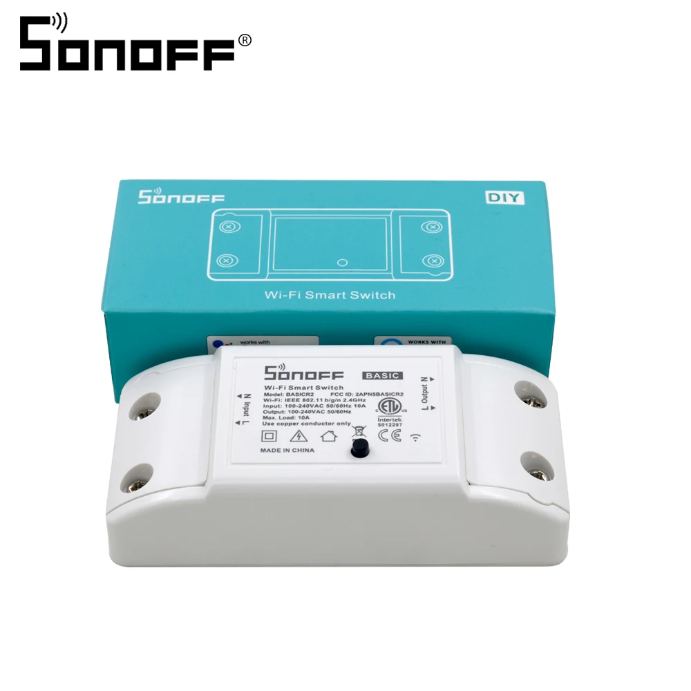 Interrupteur WiFI DIY sans Fil SONOFF Basic compatible Smart Home