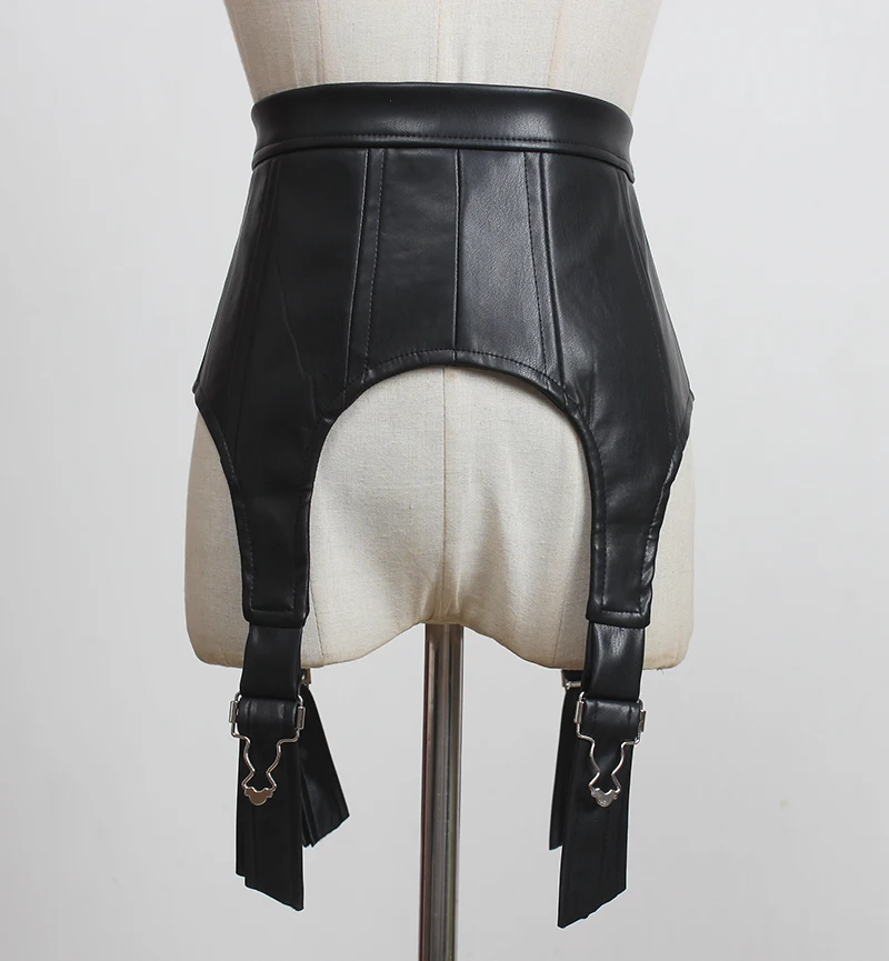 Женские модельные корсеты из искусственной кожи