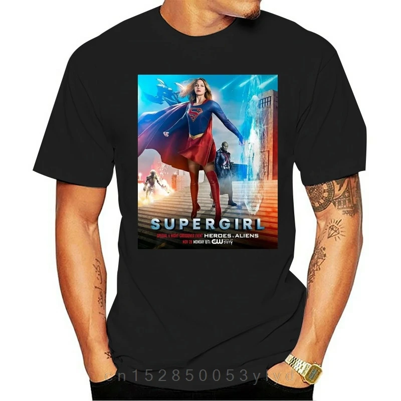 Supergirl Invasion Superhero Crossover Comic Book Tv Show T Shirt | Мужская одежда