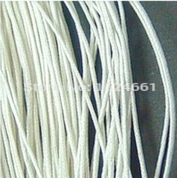 

wire 2mm for Bracelet/ Necklace hot- 80M(3149-7/8") White Waxed Cotton Cord Waxed Thread Polyester Cord Necklace Rope