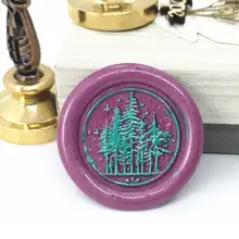 Лесной воск печать, индивидуальный восковой штамп набор, звезды восковой печати комплект печатей, свадебные пригласительные печати, уплотнительный набор восковой печати