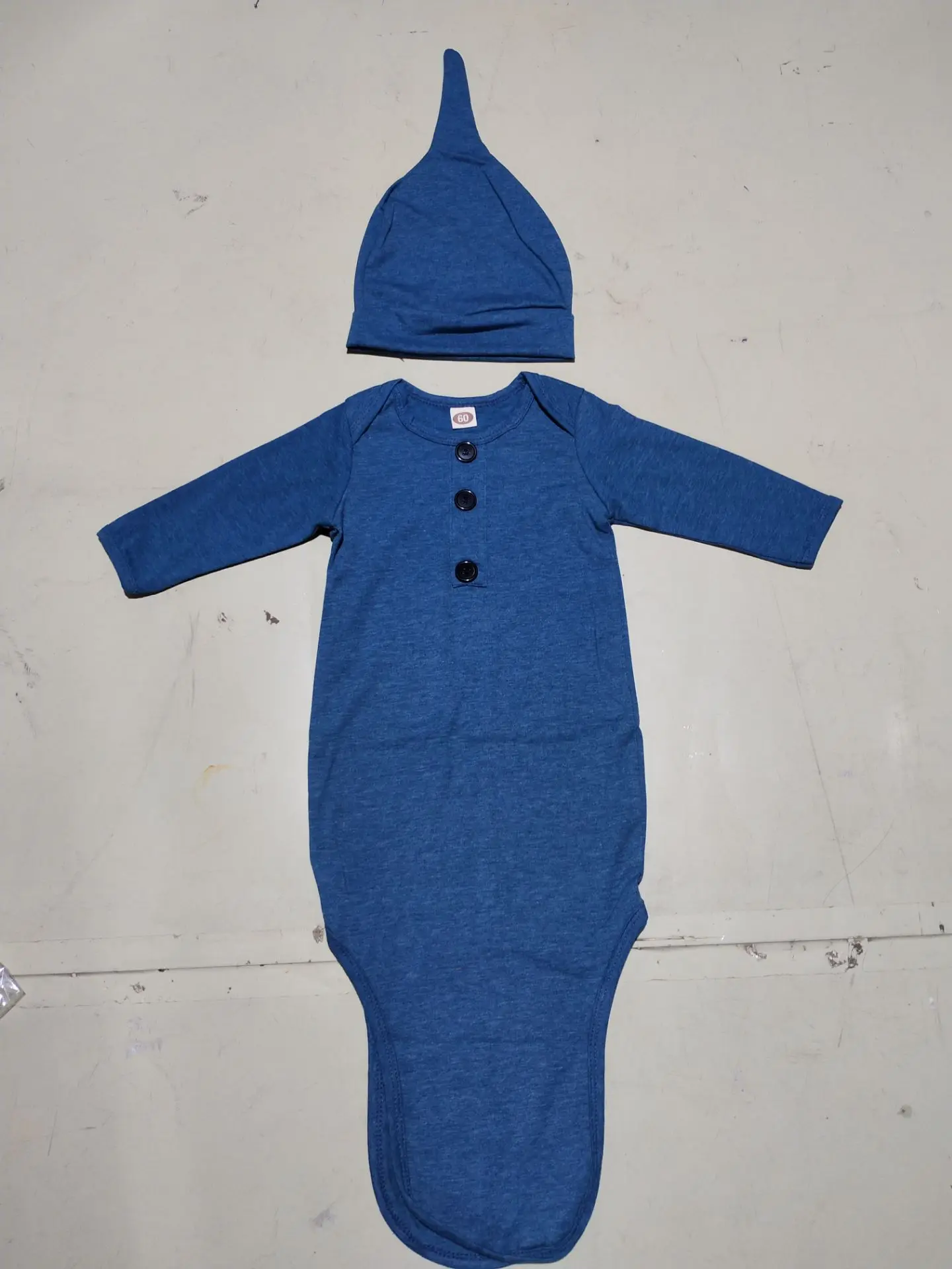 Grey Blue Комплект из 2 предметов, мягкое детское Пеленальное муслиновое одеяло для новорожденных, цветное одеяло для завёртывания для пеленания, хлопковое удобное милое одеяло - Цвет: Grey Blue