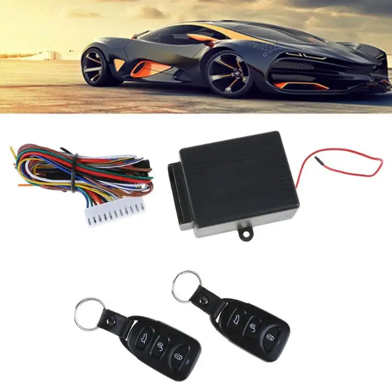 

VODOOOL 12V Car Electronics Automobile Remote Control Central Door Lock Locking Keyless Entry System With LED Indictor Universal