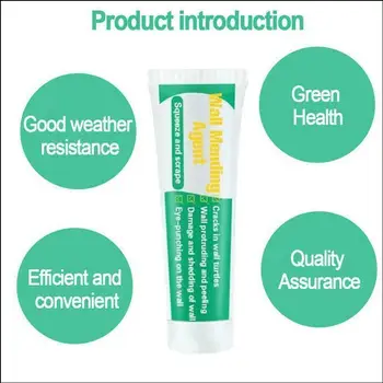 

100ml Wall Mending Ointment Valid Mould Proof Decontaminate Whiten Crack Nail Repair Quick Dry Patch Restore Wall Repair Agent