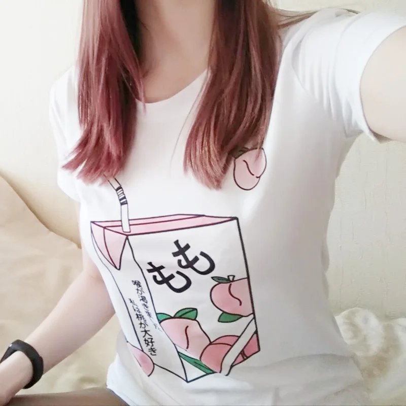 Juice Japanses эстетическое платье с рисунком персика гранж для женщин Harajuku Kawaii розовый vestidos летняя повседневная одежда tumblr vadim Топы Juice Japanses эстетическое платье с рисунком персика гранж для женщин Harajuku Kawaii розовый vestidos летняя повседневная одежда tumblr vadim Топы
