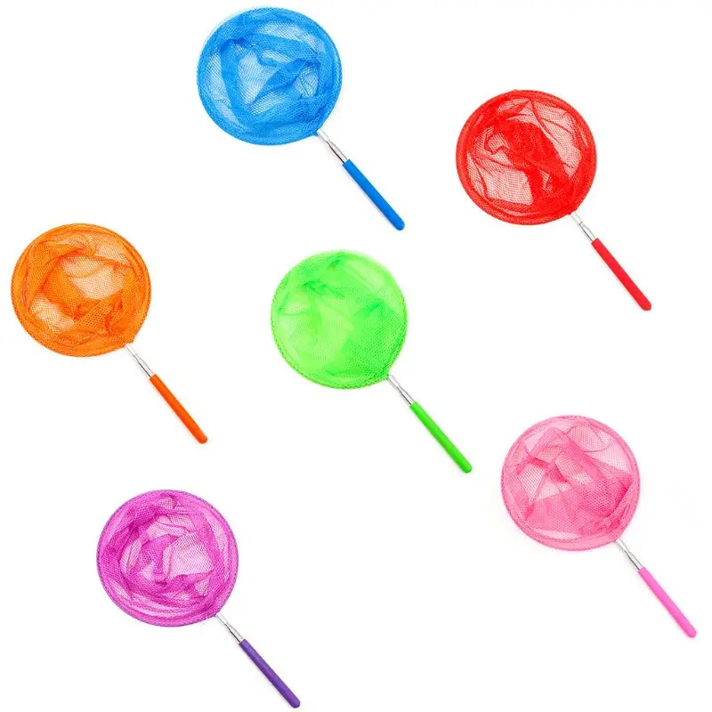 

Kids Anti Slip Grip Telescopic Butterfly Net Extendable for Catching Bugs Insect