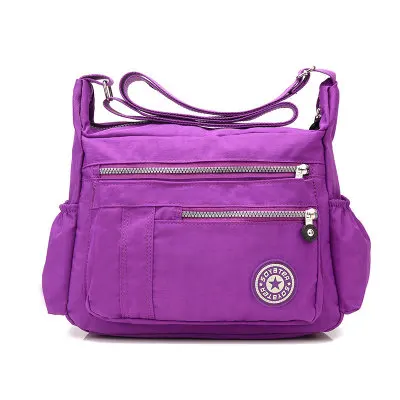 Bright purple Новое поступление, водонепроницаемая сумка для детских подгузников для коляски, многофункциональная сумка для подгузников для мам и мам, дорожная сумка для мам, 6 цветов - Цвет: Bright purple