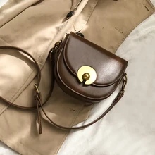 Маленькая женская сумка с красной текстурой высокого уровня, новая модная универсальная сумка-мессенджер в Корейском стиле, модная седельная сумка