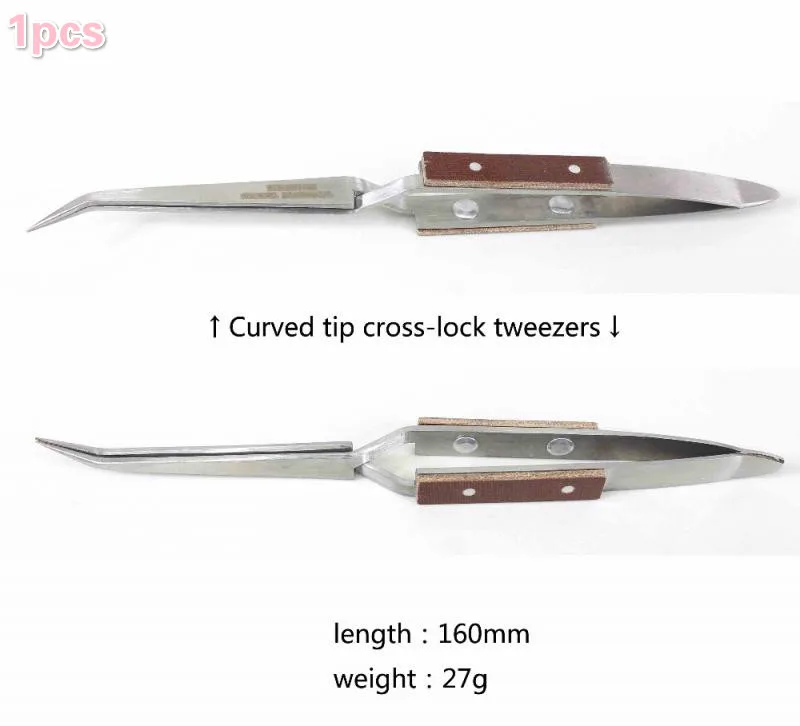Rebound Jewelry Welding Tweezers Curved Straight Soldering Tweezer Jewelry Making Tools Repair locking pick tweezer tool,tweezers repair tool