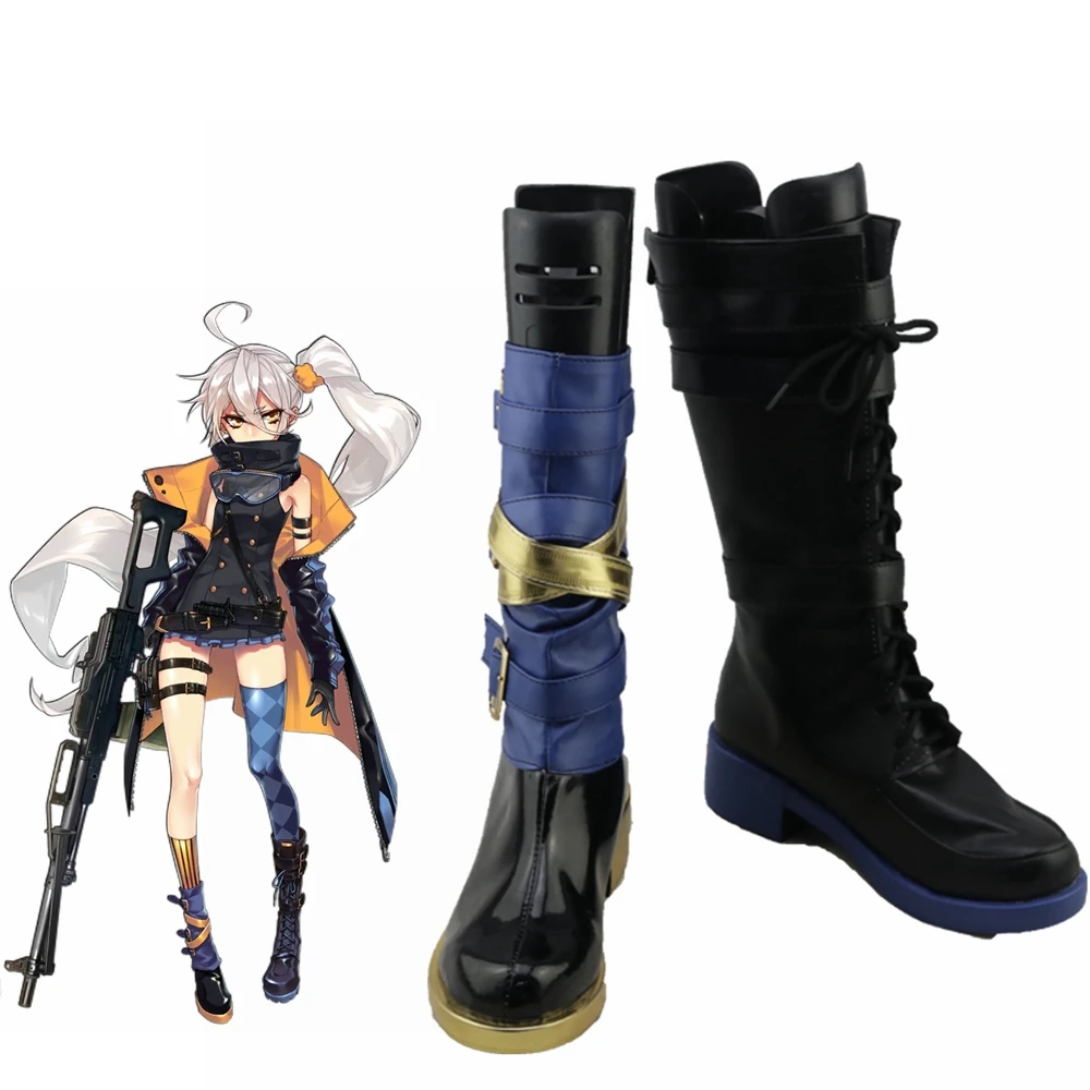 

Unisex Anime Cos Girls Frontline PKP Cosplay Costumes Boots Shoes Halloween Christmas Party Custom Made Size